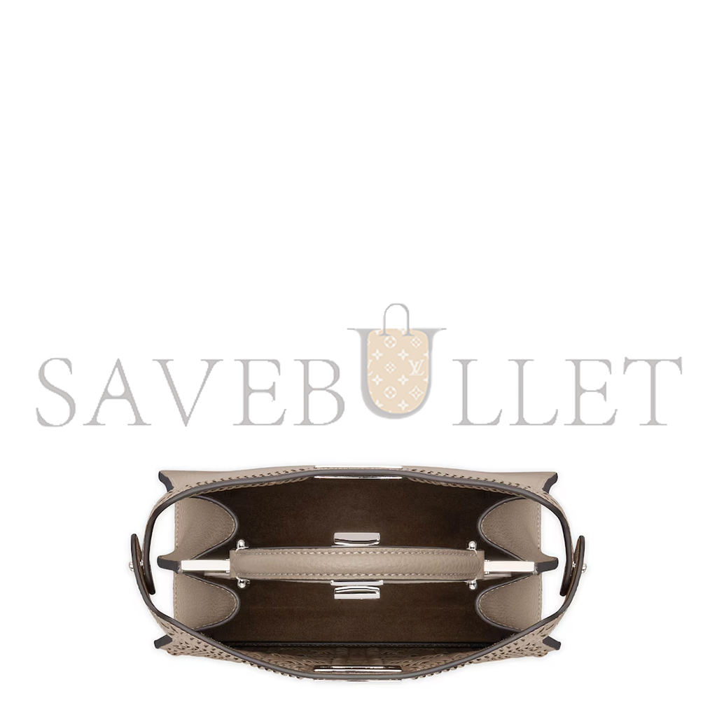 F**di peekaboo iseeu brown braided leather bag 8bn327anx8f1c6l (33*25*13cm)